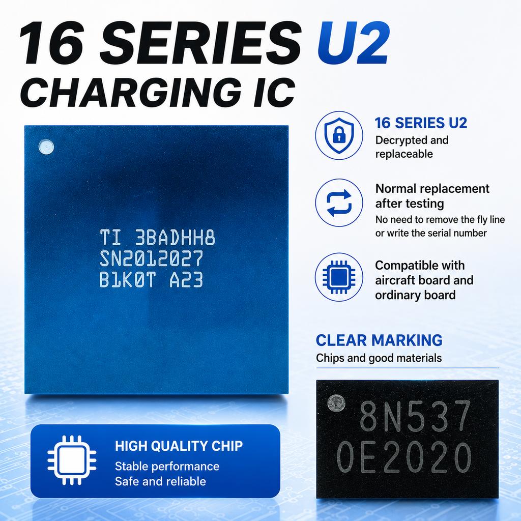 15Pro 15PROMAX 16 U2 charging IC chip with data 338S00946 charging kit 16Plus 16pro 16max