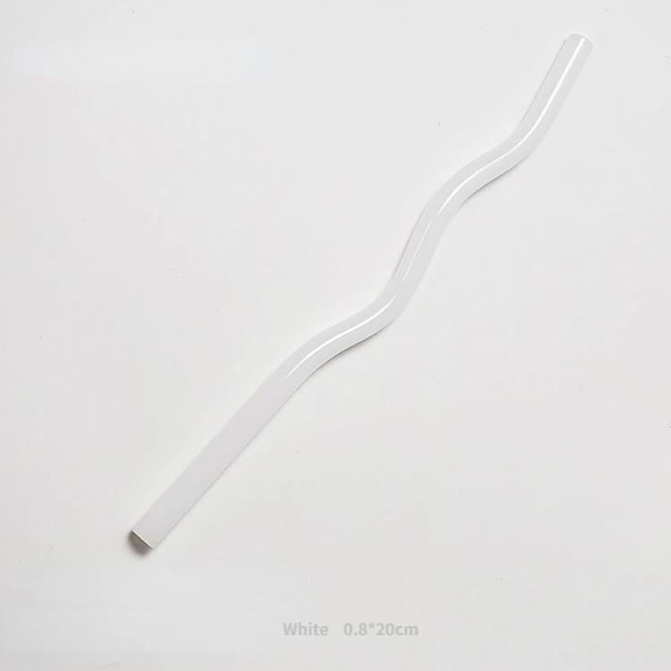 Reusable Glass Straw Long Stem Glass Straw Wholesale Straws Heat Resistant Glass Drinking Water Straws Eco Friendly Drinkware