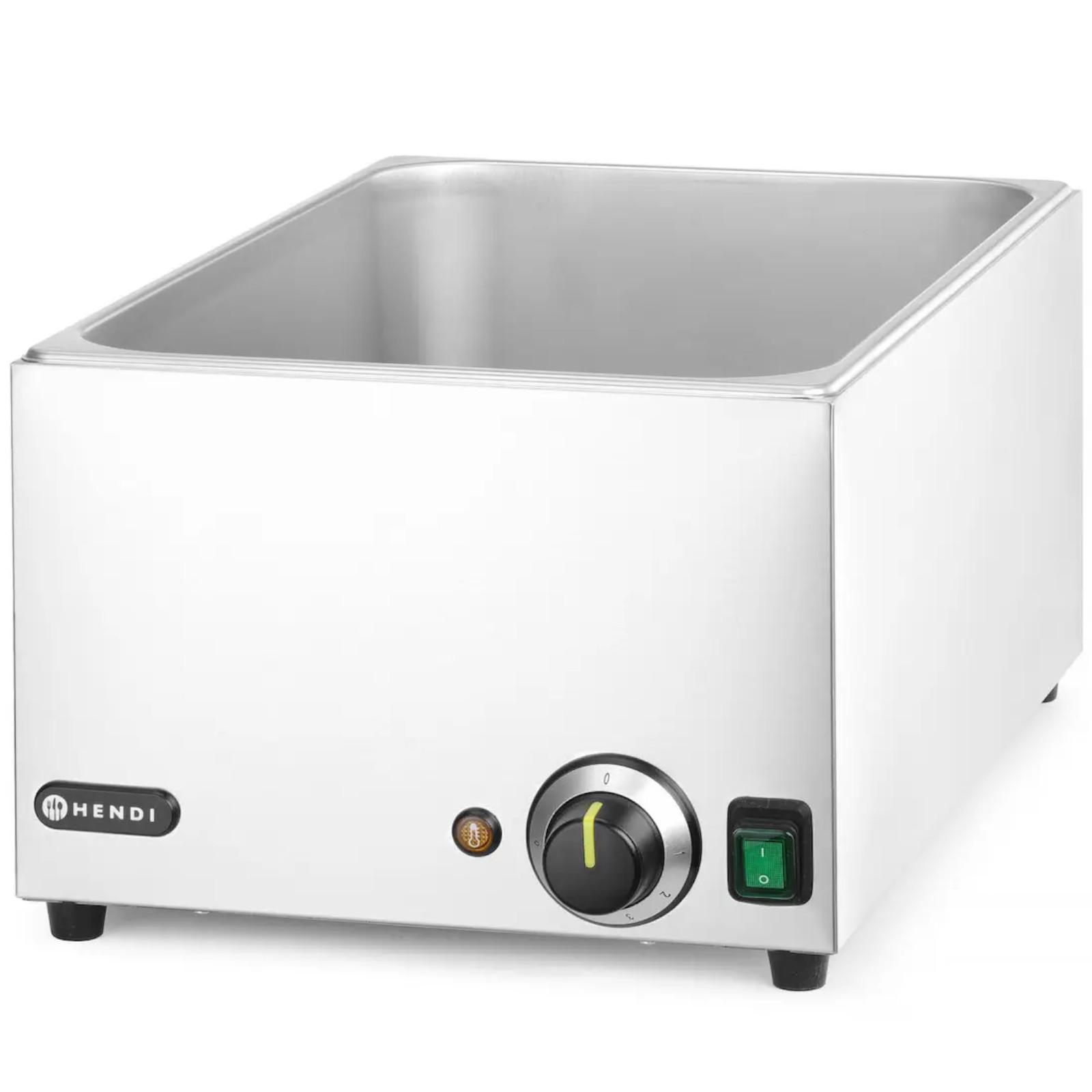 Verstellbares elektrisches Wasserbad für GN11 150mm Hendi 238905