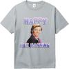 Black Summer For Him Tshirt Happy Rex Manning Portrait Design Short Sleeve Solid Color Round Neck Tshirt Male Workout Tshirt