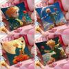 L-Little P-Prince Anime Cushion Cover Pattern Printed Pillowcase for Living Room Sofa Cushion Cover & Bedroom Decor