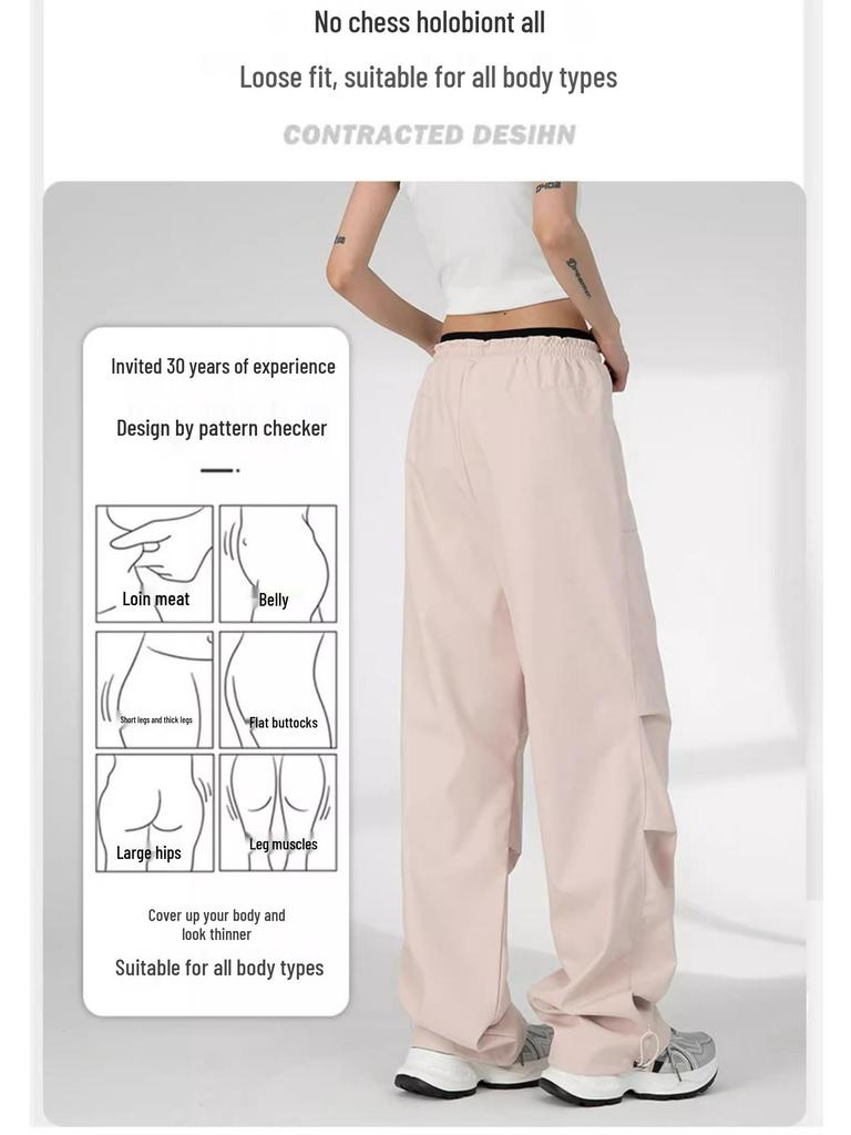 Women's Spring Waterproof Windproof Hiking Cargo Pants