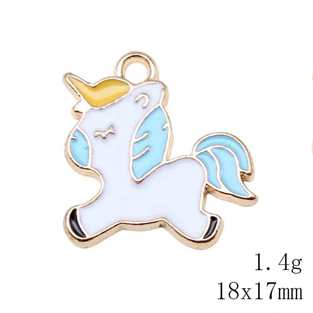 Valentine's Day Charms For Bracelet Flamingo Mermaid Enamel Charms Pendant Home Garden Pendants For Bracelets