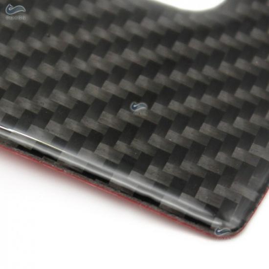 4PCS Real Carbon Fiber  For Mazda CX-5 2017 2018 Window Door Panel Cover Trim