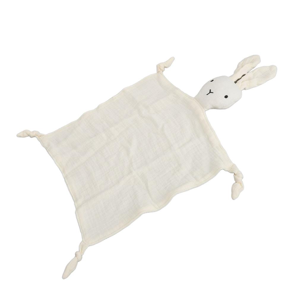 Păturică de Securitate Iepuraș Păturică Drăguță Lovey Bumbac Strat Dublu Păturică Moale de Securitate pentru Dormit Jucat