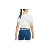 Nike Logo Print American Vintage Pattern Pullover Short Sleeve T-Shirt Women Tops White DD4922-100