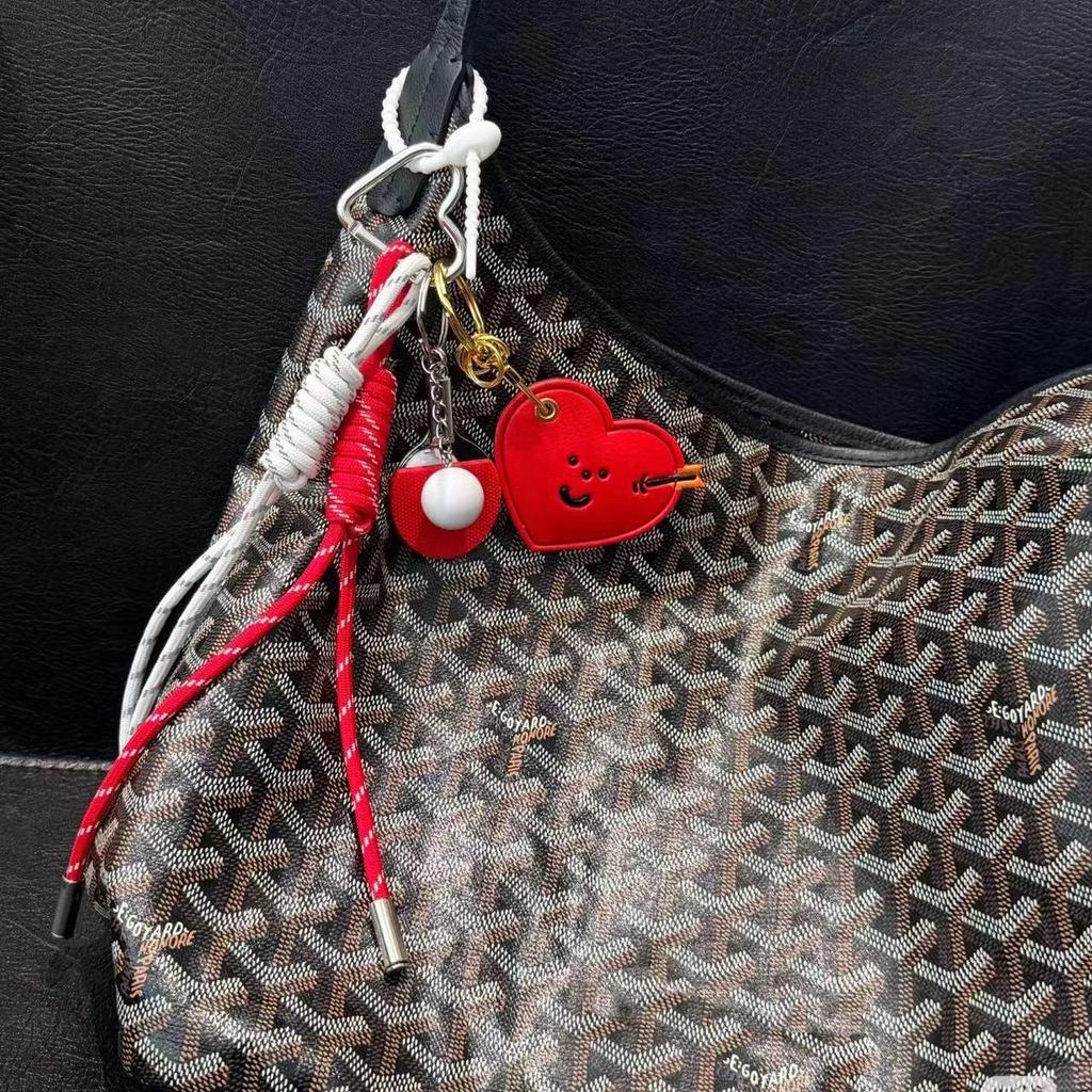 Lye Series Bagel Bag Keychain Pendant & Lanyard Accessory