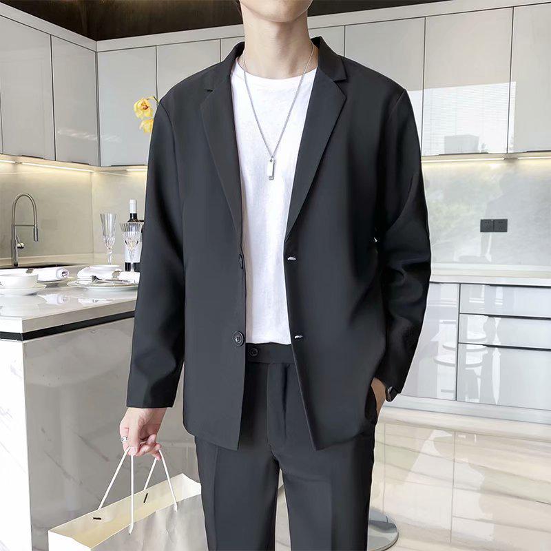 Men's Korean Style Casual and Trendy Single-Sleeve Jackets