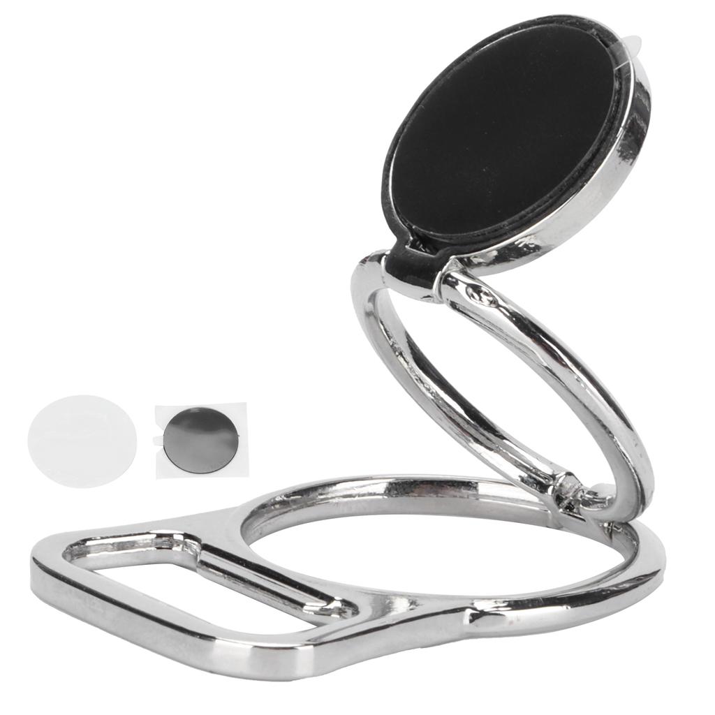 Phone Ring Holder Rotatable Foldable Magnetic Bottle Opener Finger Kickstand StandSilver