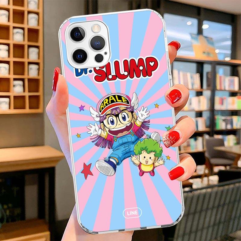 Dr Slump Arale Anime Cover Phone Case For iPhone 16 17 Air 15 14 Pro Max 16E Phone Case 13 Mini 12 11 7 SE 8 Print Pattern Fit C