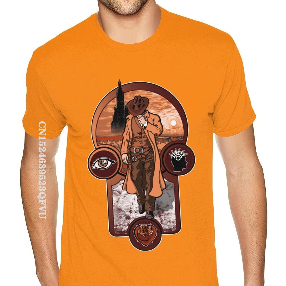 Plain The Gunslinger Creed The Dark Tower Stephen King Tee Shirts Oversized Anime Tshirt Men Cotton Men Plus Size Black Shirt