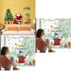 Kids Bedroom Wall Sticker Christmas Tree Santa Claus Window Decal Art Vinyl Diy Decor
