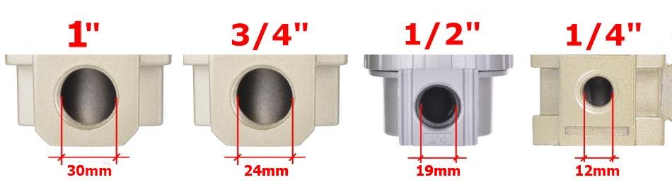 5 MICRON Air Filter Separator Oil Separator Dehydrator 1/2 Compressor