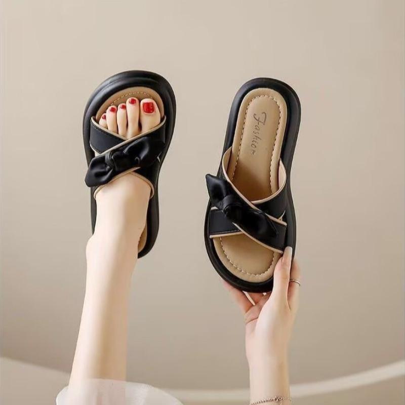 Fashion Premium Soft-Soled Slippers Womens New Summer 2025 Wear Fashion Versatile Non-Slip Womens Slippers Zapatillas de mujer