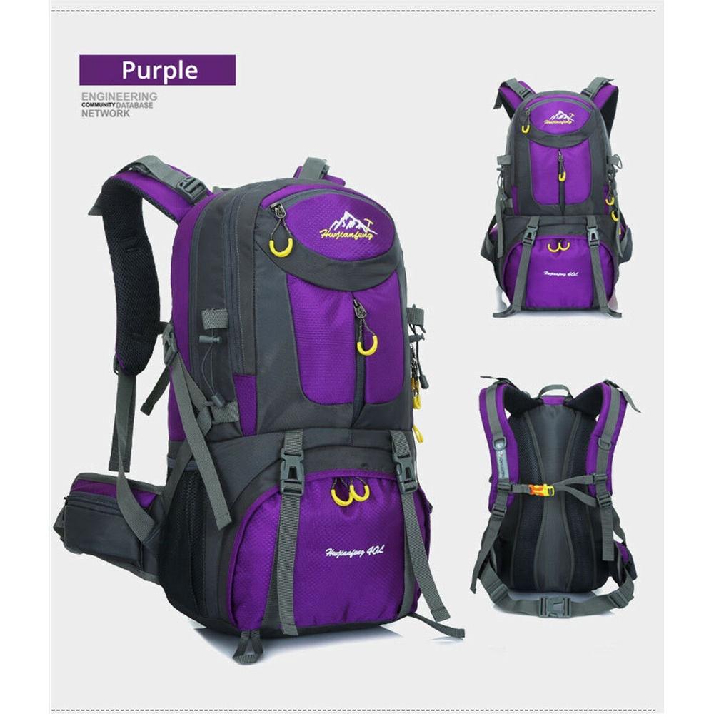 Hexagonal Nylon Backpack For Camping Climbing And Trekking 40l/50l/60l