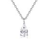 S925 Sterling Silver Moissanite Cross Pendant Clavicle Necklace for Women Luxury Sparkling Fine Jewelry Gift