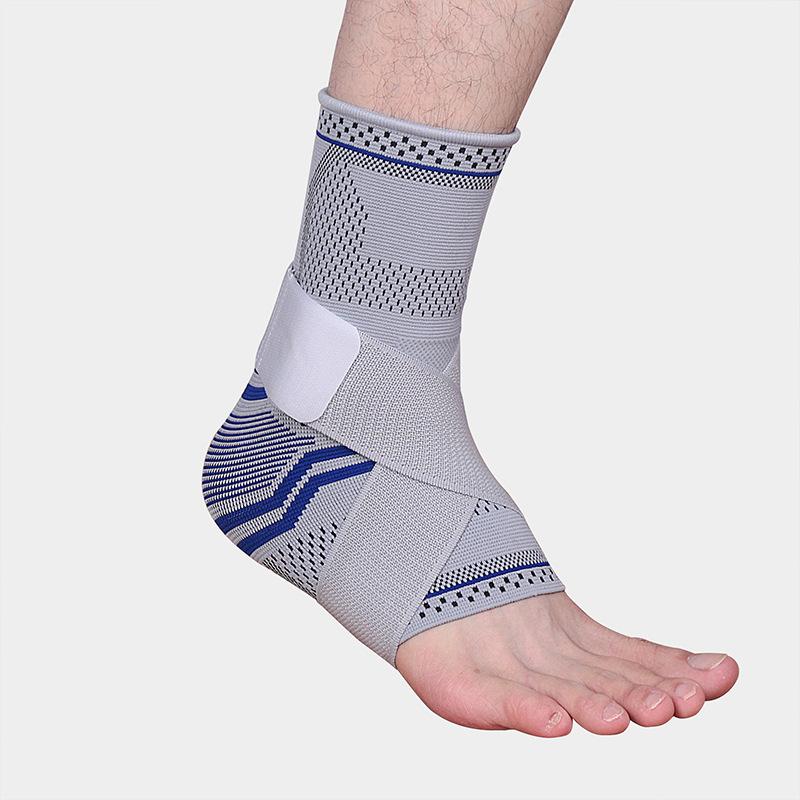 

1Pc Pressurized Bandage Ankle Support Sports Gym Badminton Ankle Brace Protector Adjustable Straps Arch Foot Stabilizer