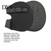 Wear-resistant Grips Pad 1 Pair 4-Finger Fitness Hand Cocoon Prevention Non-slip Gym Strength Training Grip Pads Gloves Weightlifting Powerlifting