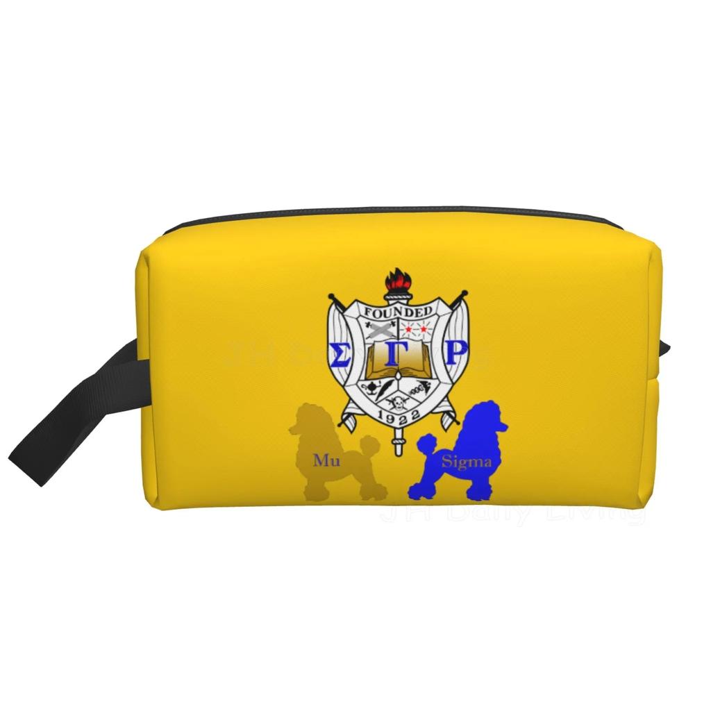 Sigma Gamma Rho 1922 Storage Bags Large Capacity Travel Toiletry Bag Women Girls Cosmetic Bags Men Waterproof Makeup Bag