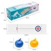 Gioco da Tavolo Curling: Battaglia Indoor per Due Giocatori per Divertimento e Apprendimento Genitore-Figlio