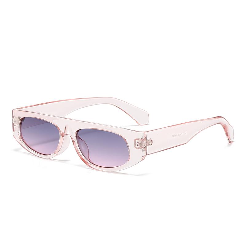 Exquisite Oval Sunglasses Women Men High Quality Luxury Shades Leisure Commute Sun Glasses Lady Man UV400 Protective Glasses