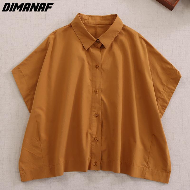 

DIMANAF 2023, летняя женская блузка больших размеров, однотонные топы, футболки, свободная повседневная одежда с принтом, рукавами «летучая мышь», квадратный воротник One Size оранжевый