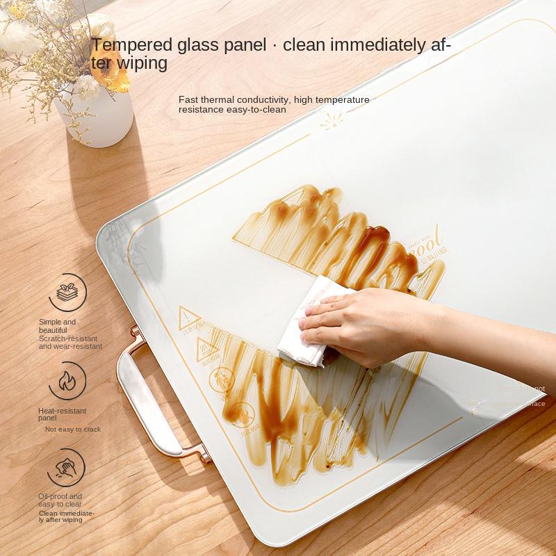 220V Multifunctional Household Heat Preservation Board Food Table Constant Temperature Hot Plate Dish Warmer Board