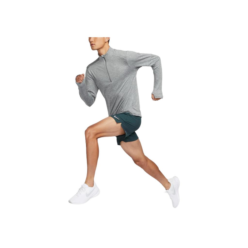 Nike Element Therma-FIT Solid Color Casual Simple Fashion Long Sleeve T-Shirt Men tops Smoke-Gray FZ1150-084