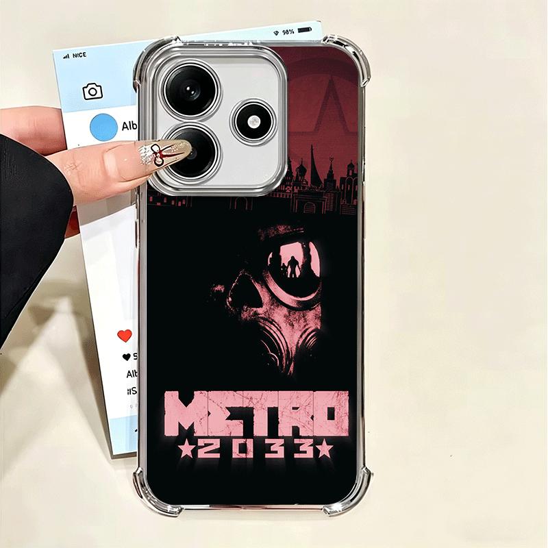 Metro 2033 Soft Phone Case For Xiaomi Poco X7 X8 Pro Max X6 X5 X3 F8 Ultra F7 M8 M7 M5S Redmi 15C 15A 15 14C 13C 12C 13 12