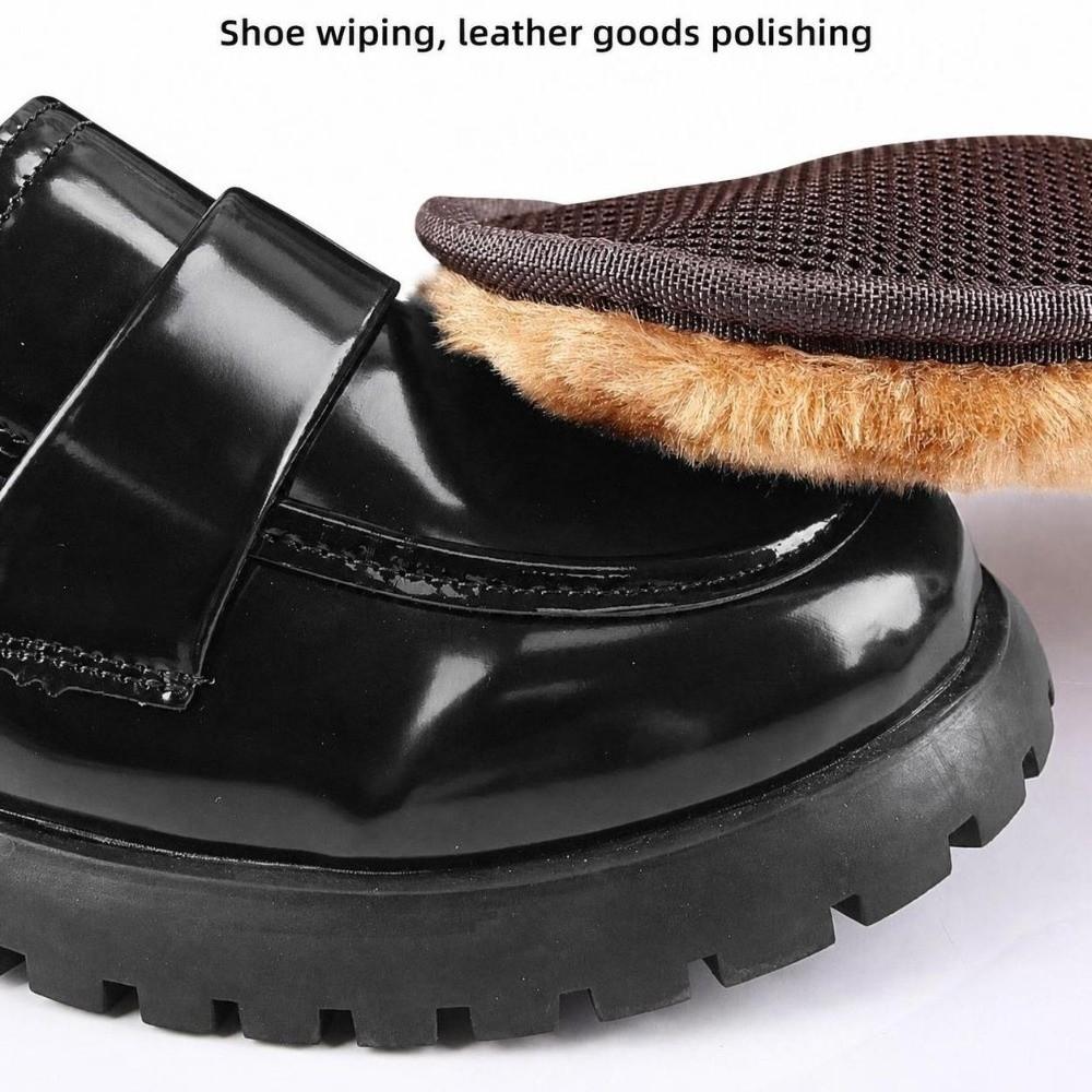 Mesh Fabric Shoes Cleaning Tool Labor-saving Handbag Leather Brushes Shoes Polished Gloves Shoes