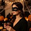 Soft Skin Friendly Party Masque Bling Rhinestone Masquerade for Women, Sparkly Venetian Half Shining Style Face Eye Halloween, Mardi Gras, Prom