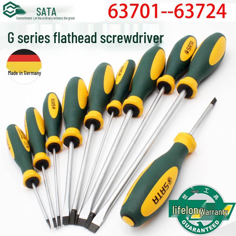 

Sata G Series Three-Color Slotted Screwdriver (63701-63723) 3x60MM