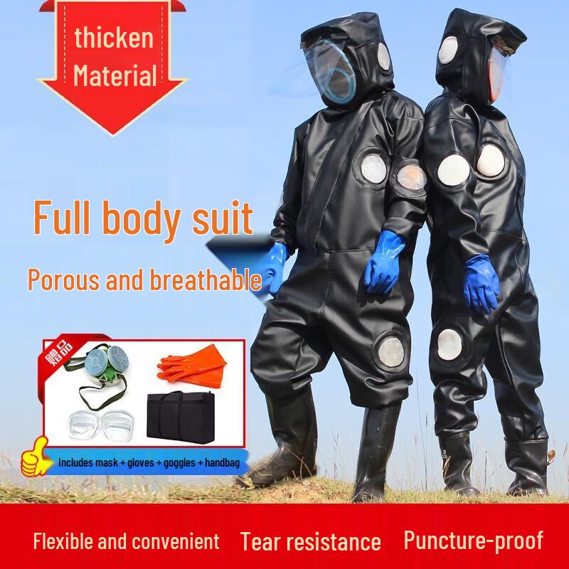 Breathable Thickened Anti-Hornet Protective Suit XL, Shoe 43