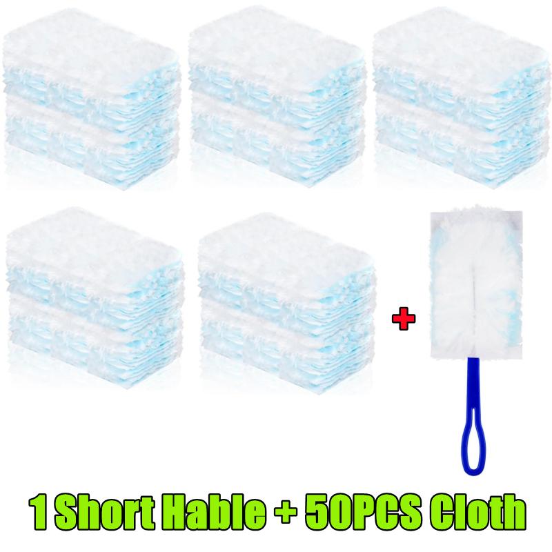 New 50-10PCS Dusting Brush Disposable Electrostatic Absorbent Fiber Duster Air-condition Car Furniture Cleaning Duster Set Tools