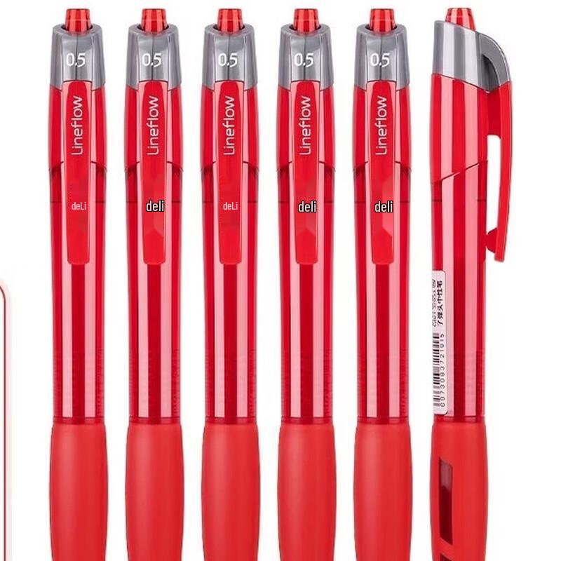 Deli S08 Ret retractable Gel Pen, 0.5mm