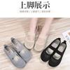 Elderly non-slip shoes women's spring and autumn models super soft wear-resistant lightweight grandma shoes low-top fly-woven mesh shoes hollow