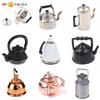Dollhouse Miniature Accessories Simulation Retro Kettle Pot Open Lid Model Toys for Doll House Decoration