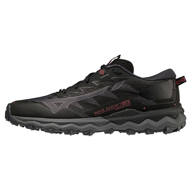

Mizuno Wave Daichi 7 GORE-TEX Черные женские кроссовки Серый Красный J1GK225638 37