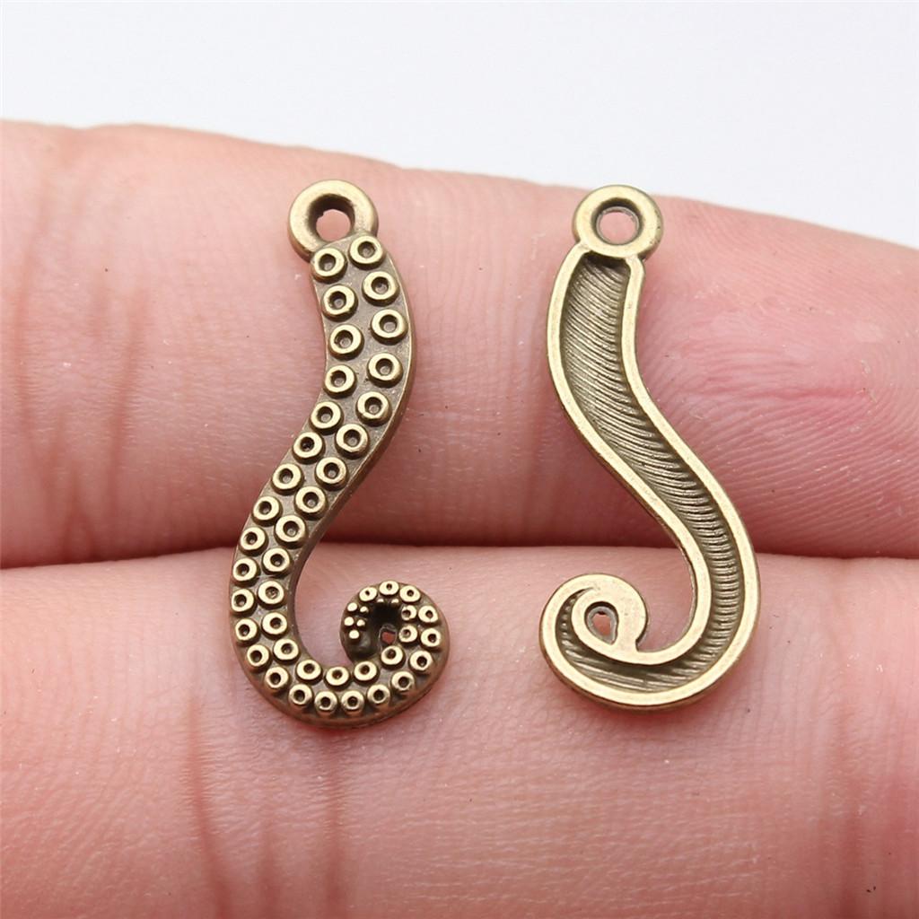 Octopus Seahorse Crab Shrimp Marine Life Charm Antique Bronze Zinc Alloy Jewelry Making Supplies Couple Style