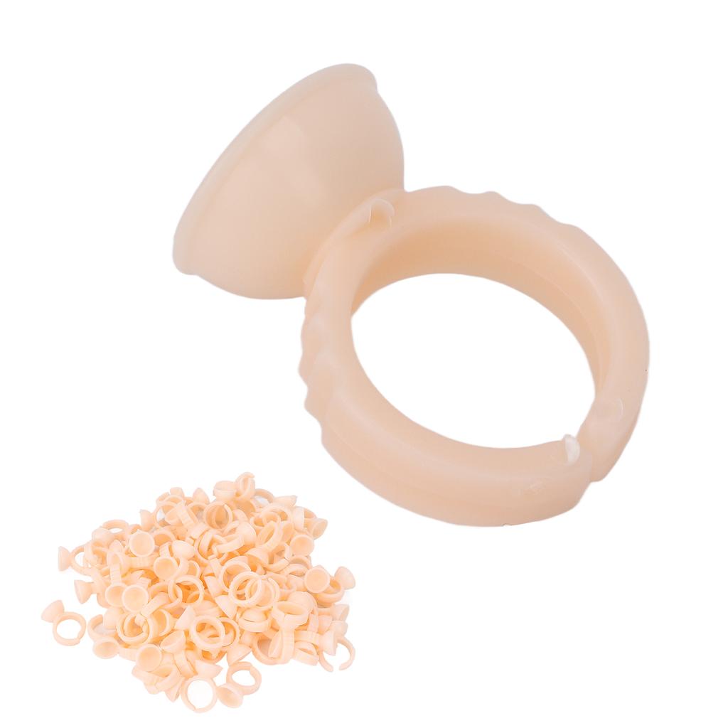 100pcs Silicone Tattoo Pigment Ring Cup Disposable Tattoo Ink Cup Tattoo Accessories