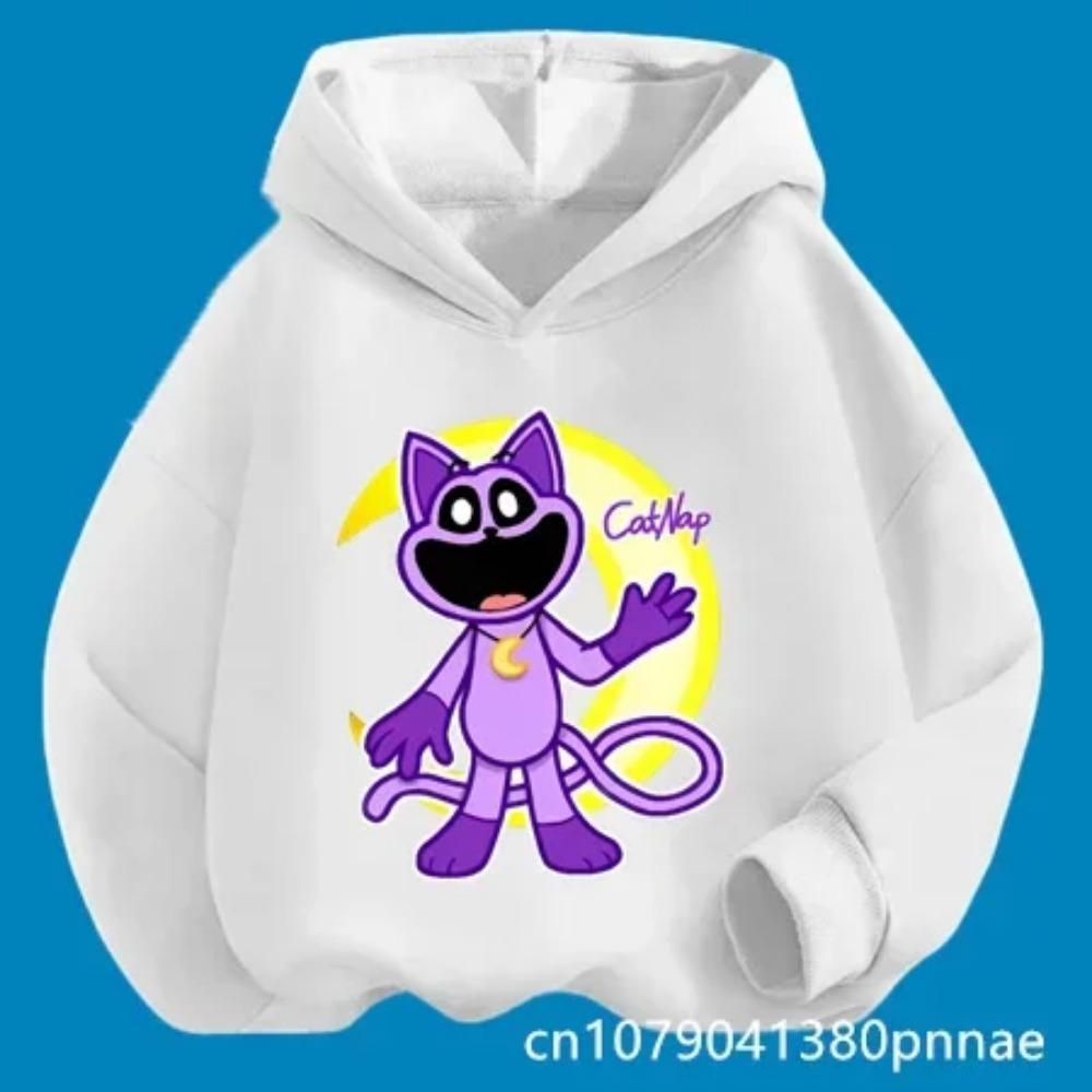 Cartoon Smiling Small Animal Long Sleeved Shirt, Children's Hoodie, Casual Autumn Sports Shirt