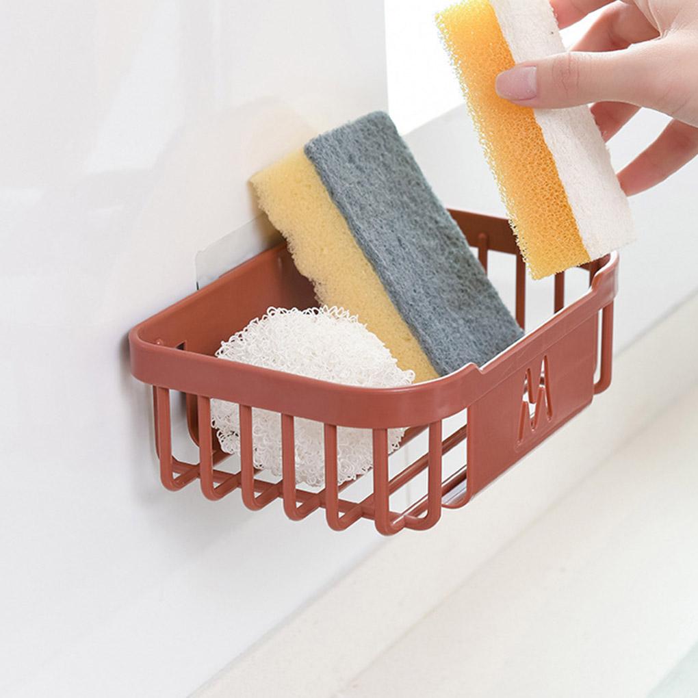 Recableght Wall\-Mounted Tissue Storage Rack Hollow Drain Basket Roll Paper Shelf Firm Durable For Kitchen Bathroom Toilet