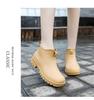 Unisex Chelsea Rain Boots - Short Tube, Fashionable Outdoor Wading Shoes, Low-Top Rubber Galoshes
