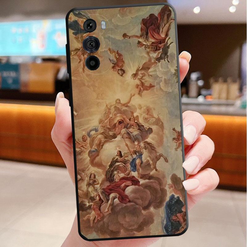 Renaissance art Painting Phone Case For Motorola Edge 60 50 40 Pro 60 50 40 30 Ultra Neo Fusion Moto G Play G Stylus G Carcasas