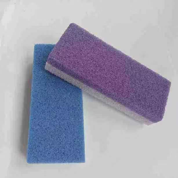 Foot Pumice Stone for Feet Hard Skin Callus Remover and Scrubber (Pack of 1) (Blue And Purple)