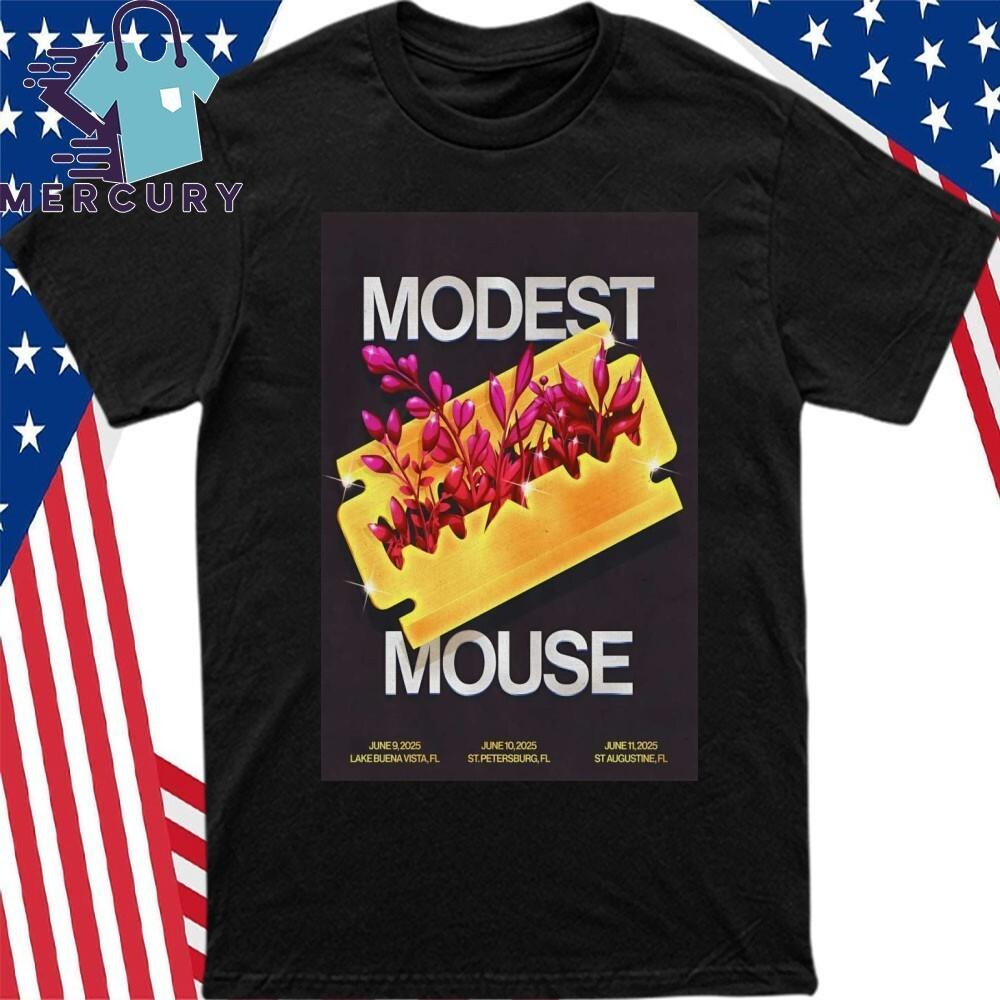 Modest Mouse Florida Tour June 2025 Poster Shirt Unisex T-Shirt XL