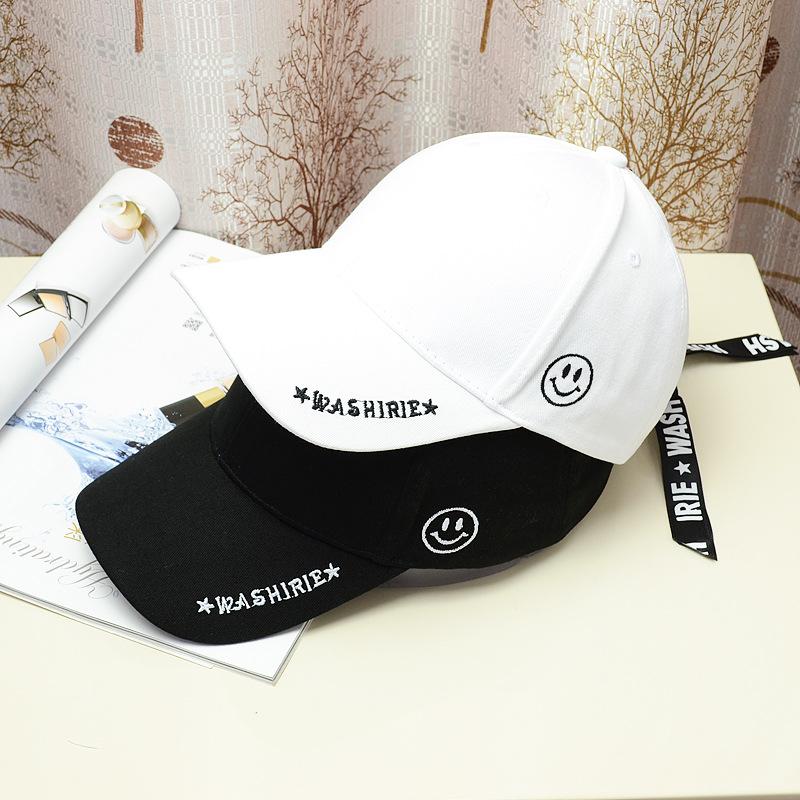 Baseball Cap Retro Black Long Belt Cap 