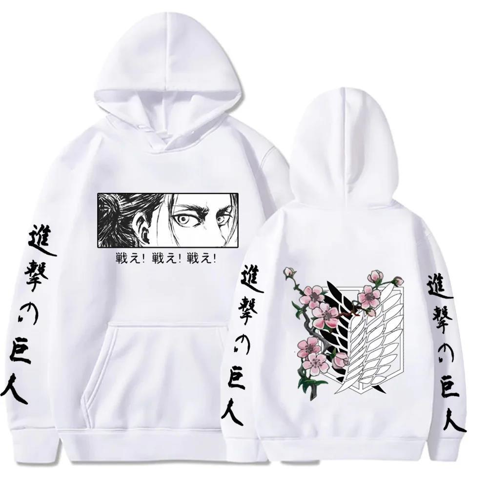 Anime Attack on Titan Plus Size Hoodie Levi Graphic Hood Sweatshirt Men Womnen Fashion Brand Design Pullover Fleece Hoodies