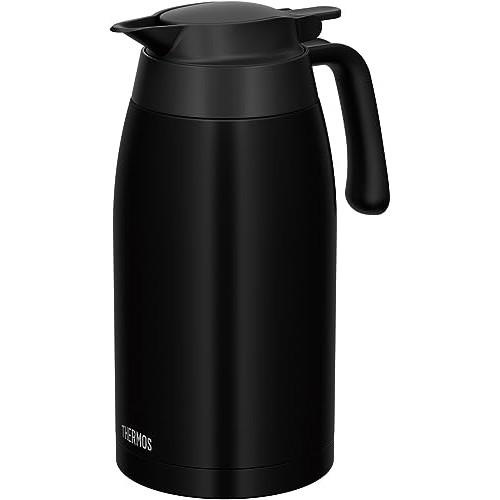 Thermos Stainless Steel Pot 2L Matte Black Thermal Pot Tabletop Pot Thermos Structure Heat/Cold TTB-2001 MTBK