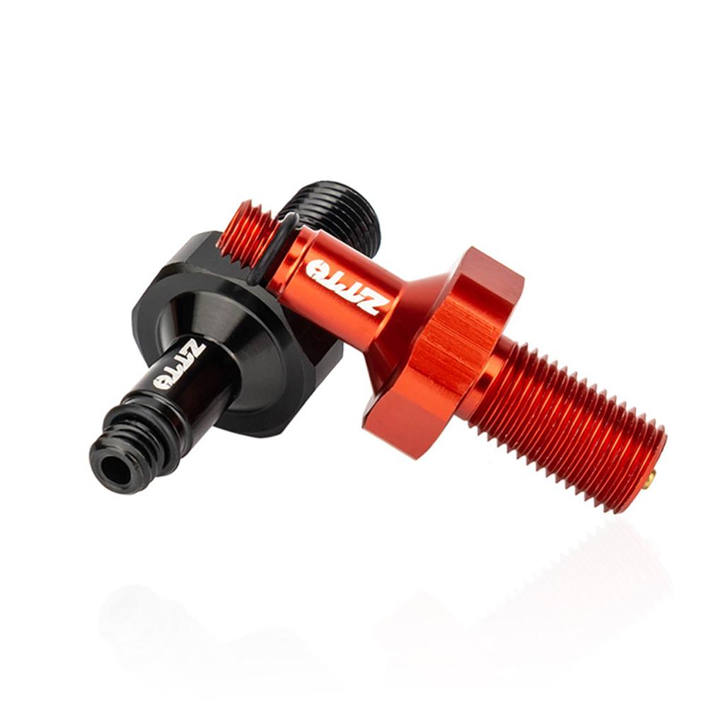 Bicycle Air Rear Shock Absorber Valve Adapter Aluminum Alloy MTB Suspension Air Valves Adapter Tool Bike Pressure Reducer